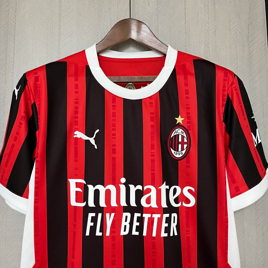 Camisa AC Milan 24/25 Home - Torcedor e Jogador