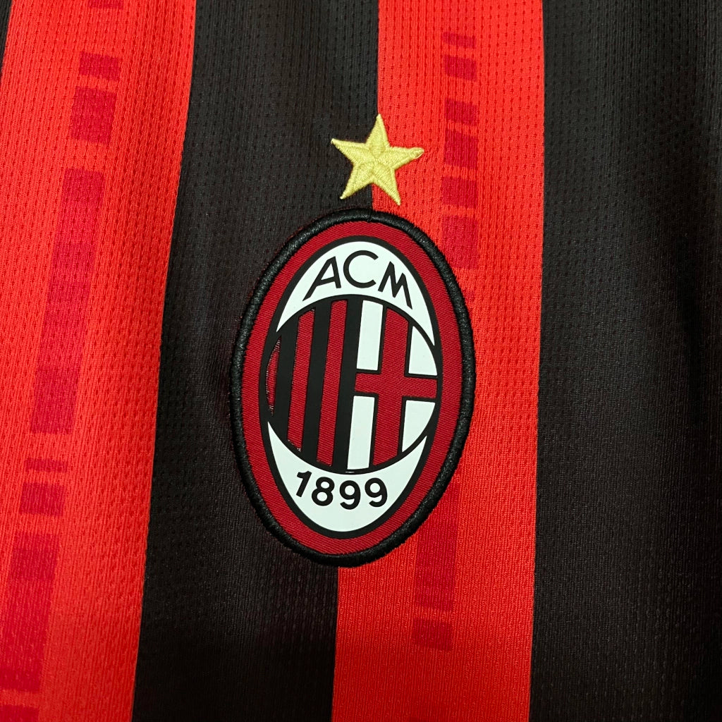 Camisa AC Milan 24/25 Home - Torcedor e Jogador