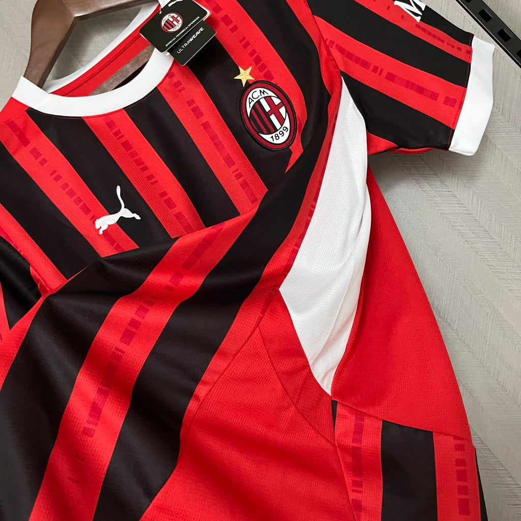 Camisa AC Milan 24/25 Home - Torcedor e Jogador