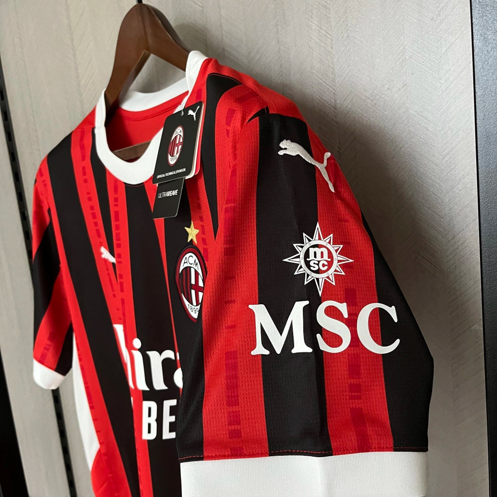 Camisa AC Milan 24/25 Home - Torcedor e Jogador