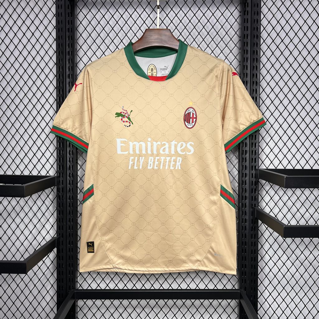 Camisa Milan Edição Especial Gucci 24/25 - Torcedor e Jogador